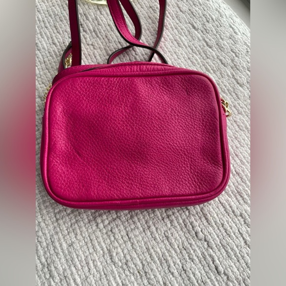 Michael Kors Small Hamilton Crossbody Pink with Gold Hardware Pristine Condition - Picture 6 of 7